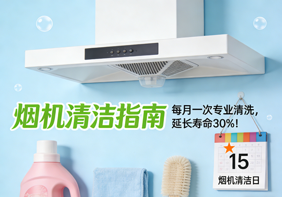 烟机清洁指南：每月一次专业清洗，延长寿命30%！