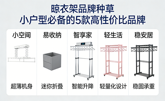 晾衣架品牌种草：小户型必备的5款高性价比品牌