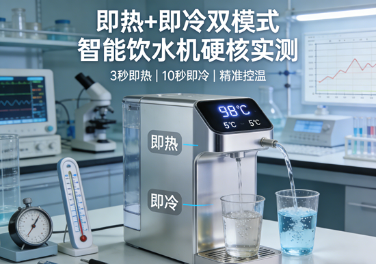 告别烧水等待与冰箱冰镇！即热+即冷双模式智能饮水机硬核实测