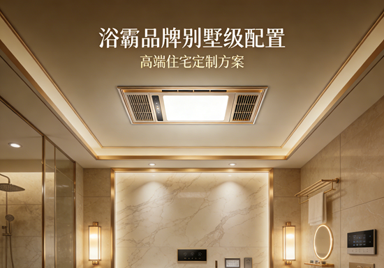 浴霸品牌别墅级配置：高端住宅的定制方案