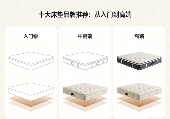 十大床垫品牌推荐：从入门到高端，总有一款适合你