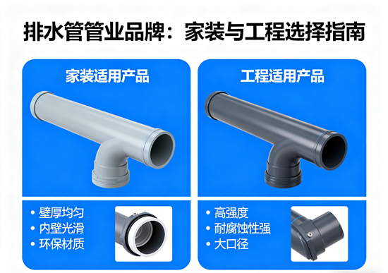 隐蔽工程“命脉”所在：排水管管业品牌，家装与工程分别怎么选？