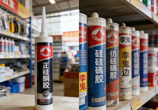 硅酮胶品牌 “李鬼” 多，购买时一定要看清包装